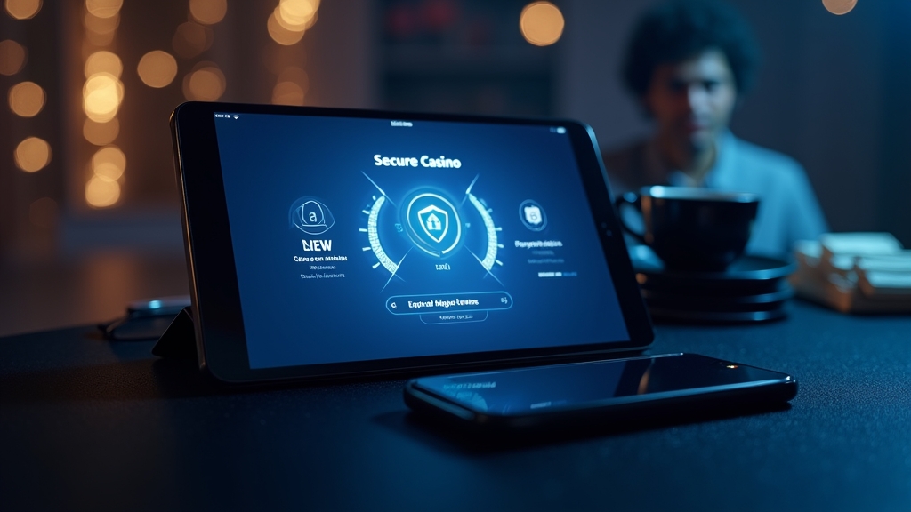 Smartphone sécurisé avec icônes de compatibilité et de mise à jour