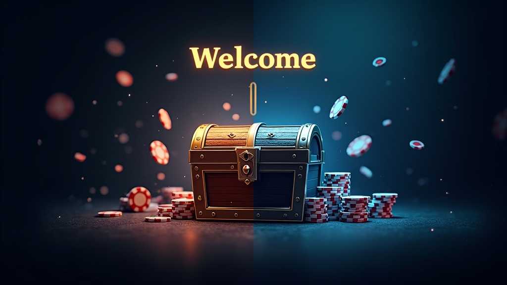Comparaison visuelle entre bonus de bienvenue et bonus sans dépôt